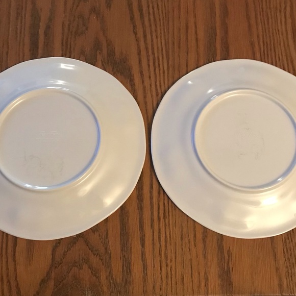 Two Bunny Rabbit Melamine 9” Plates - Picture 4 of 6